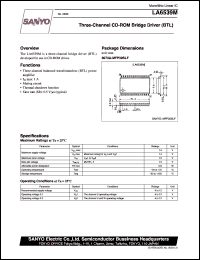 datasheet for LA6539M by SANYO Electric Co., Ltd.