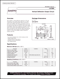 datasheet for LA7840 by SANYO Electric Co., Ltd.