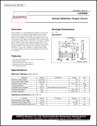 datasheet for LA7845N by SANYO Electric Co., Ltd.