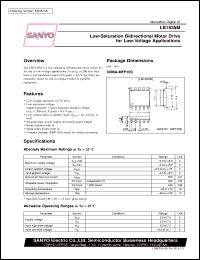 datasheet for LB1635M by SANYO Electric Co., Ltd.