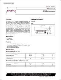 datasheet for STK311-110 by SANYO Electric Co., Ltd.