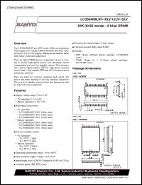 datasheet for LC3564RM,RT-10LV by SANYO Electric Co., Ltd.