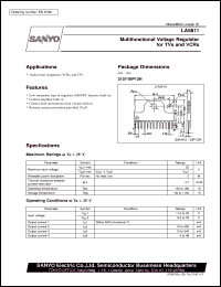 datasheet for LA5611 by SANYO Electric Co., Ltd.