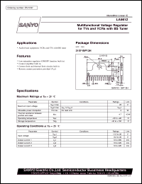 datasheet for LA5612 by SANYO Electric Co., Ltd.