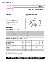 datasheet for LA6511 by SANYO Electric Co., Ltd.