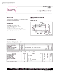 datasheet for LA6524 by SANYO Electric Co., Ltd.