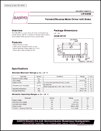 datasheet for LB1640N by SANYO Electric Co., Ltd.