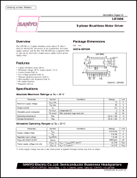 datasheet for LB1696 by SANYO Electric Co., Ltd.