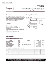 datasheet for LB1837M by SANYO Electric Co., Ltd.