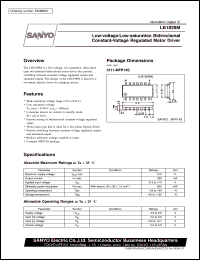 datasheet for LB1839M by SANYO Electric Co., Ltd.