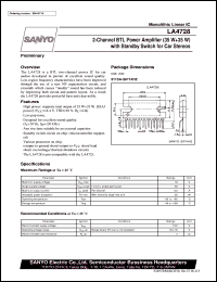 datasheet for LA4728 by SANYO Electric Co., Ltd.