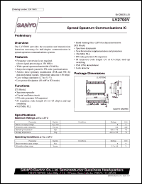 datasheet for LV2700V by SANYO Electric Co., Ltd.