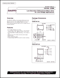 datasheet for LB1638M by SANYO Electric Co., Ltd.