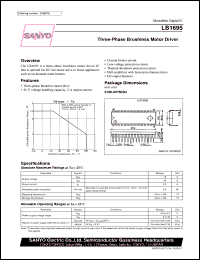 datasheet for LB1695 by SANYO Electric Co., Ltd.