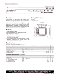 datasheet for LB1821M by SANYO Electric Co., Ltd.