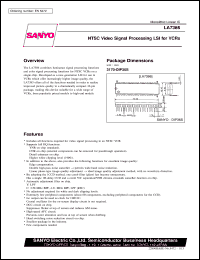 datasheet for LA7386 by SANYO Electric Co., Ltd.