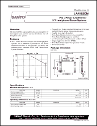 datasheet for LA4582CM by SANYO Electric Co., Ltd.