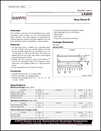 datasheet for LA2650 by SANYO Electric Co., Ltd.