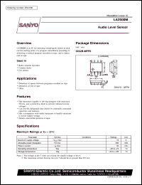 datasheet for LA2000M by SANYO Electric Co., Ltd.