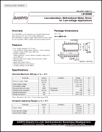 datasheet for LB1836M by SANYO Electric Co., Ltd.