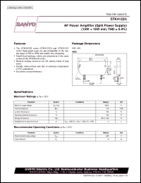 datasheet for STK4122II by SANYO Electric Co., Ltd.