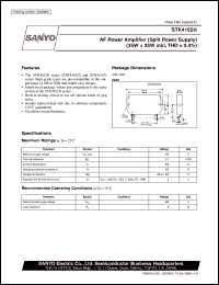 datasheet for STK4162II by SANYO Electric Co., Ltd.