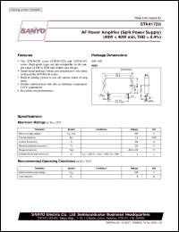 datasheet for STK4172II by SANYO Electric Co., Ltd.
