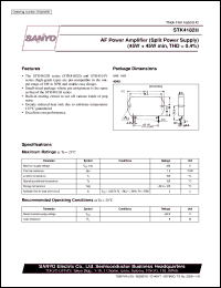 datasheet for STK4182II by SANYO Electric Co., Ltd.