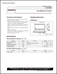 datasheet for LB1412M by SANYO Electric Co., Ltd.