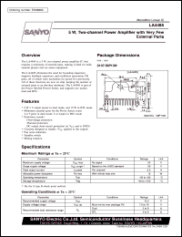 datasheet for LA4485 by SANYO Electric Co., Ltd.