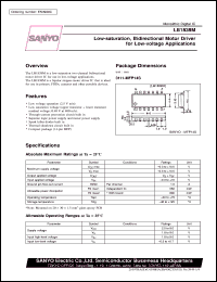 datasheet for LB1838M by SANYO Electric Co., Ltd.