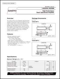 datasheet for LA6324N by SANYO Electric Co., Ltd.