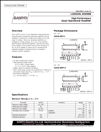 datasheet for LA6324NM by SANYO Electric Co., Ltd.