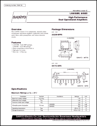 datasheet for LA6358M by SANYO Electric Co., Ltd.