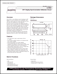 datasheet for LA7852 by SANYO Electric Co., Ltd.