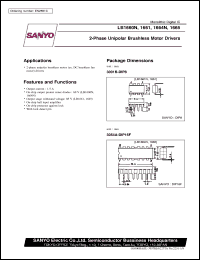 datasheet for LB1660N by SANYO Electric Co., Ltd.