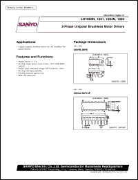 datasheet for LB1665 by SANYO Electric Co., Ltd.