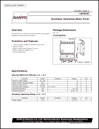 datasheet for LB1674V by SANYO Electric Co., Ltd.