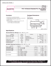 datasheet for LC7150 by SANYO Electric Co., Ltd.