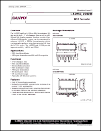 datasheet for LA2232 by SANYO Electric Co., Ltd.