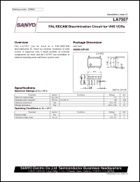 datasheet for LA7357 by SANYO Electric Co., Ltd.