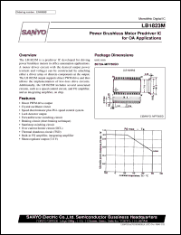 datasheet for LB1823M by SANYO Electric Co., Ltd.