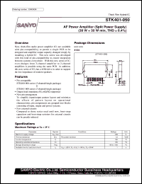 datasheet for STK401-050 by SANYO Electric Co., Ltd.