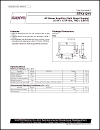 datasheet for STK4121V by SANYO Electric Co., Ltd.