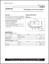 datasheet for LA5613 by SANYO Electric Co., Ltd.