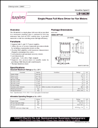 datasheet for LB1862M by SANYO Electric Co., Ltd.