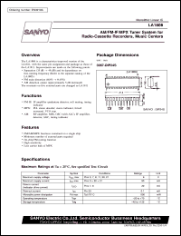 datasheet for LA1806 by SANYO Electric Co., Ltd.