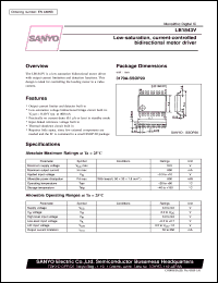 datasheet for LB1843V by SANYO Electric Co., Ltd.