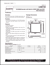datasheet for LC897194 by SANYO Electric Co., Ltd.