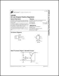 datasheet for LM1085IS-3.3 by 